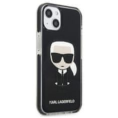 Karl Lagerfeld KARL LAGERFELD KLHCP13STPEIKK IPHONE 13 MINI 5,4" PEVNÝ KRYT ČERNÝ/ČERNÝ ICONIK KARL