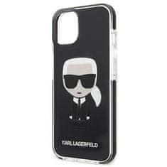 Karl Lagerfeld KARL LAGERFELD KLHCP13STPEIKK IPHONE 13 MINI 5,4" PEVNÝ KRYT ČERNÝ/ČERNÝ ICONIK KARL