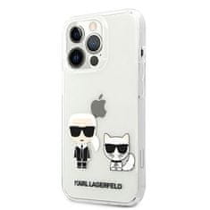 Karl Lagerfeld KARL LAGERFELD KLHCP13XCKTR PEVNÝ OBAL PRO IPHONE 13 PRO MAX 6,7" TRANSPARENT KARL & CHOUPETTE