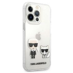 Karl Lagerfeld KARL LAGERFELD KLHCP13XCKTR PEVNÝ OBAL PRO IPHONE 13 PRO MAX 6,7" TRANSPARENT KARL & CHOUPETTE