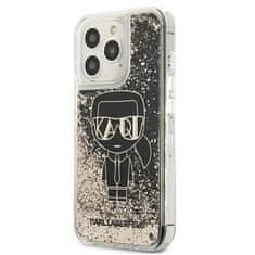 Karl Lagerfeld KARL LAGERFELD KLHCP13XLGGKBK IPHONE 13 PRO MAX 6,7" ČERNO/ČERNÝ PEVNÝ OBAL LIQUID GLITTER GATSBY