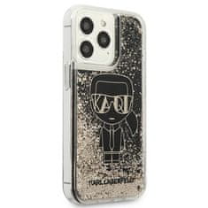 Karl Lagerfeld KARL LAGERFELD KLHCP13XLGGKBK IPHONE 13 PRO MAX 6,7" ČERNO/ČERNÝ PEVNÝ OBAL LIQUID GLITTER GATSBY