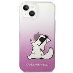 Karl Lagerfeld KARL LAGERFELD KLHCP14MCFNRCPI IPHONE 14 PLUS / 15 PLUS 6,7" PEVNÝ OBAL RŮŽOVÝ/RŮŽOVÝ CHOUPETTE FUN