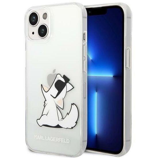 Karl Lagerfeld KARL LAGERFELD KLHCP14MCFNRC IPHONE 14 PLUS / 15 PLUS 6,7" PEVNÉ POUZDRO PRŮHLEDNÉ CHOUPETTE FUN