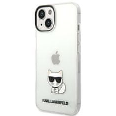 Karl Lagerfeld KARL LAGERFELD KLHCP14MCTTR IPHONE 14 PLUS / 15 PLUS 6,7" PEVNÉ POUZDRO PRŮHLEDNÉ TĚLO CHOUPETTE