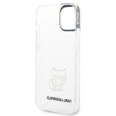 Karl Lagerfeld KARL LAGERFELD KLHCP14MCTTR IPHONE 14 PLUS / 15 PLUS 6,7" PEVNÉ POUZDRO PRŮHLEDNÉ TĚLO CHOUPETTE