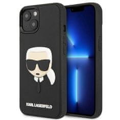 Karl Lagerfeld KARL LAGERFELD KLHCP14MKH3DBK IPHONE 14 PLUS / 15 PLUS 6,7" ČERNÝ/ČERNÝ PEVNÝ OBAL 3D GUMOVÁ KARLOVA HLAVA