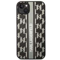 Karl Lagerfeld KARL LAGERFELD KLHCP14MPGKLSKG IPHONE 14 PLUS / 15 PLUS 6,7" PEVNÉ POUZDRO ŠEDÉ/ŠEDÉ MONOGRAM STRIPE