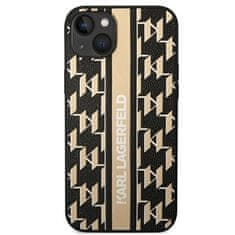 Karl Lagerfeld KARL LAGERFELD KLHCP14MPGKLSKW IPHONE 14 PLUS / 15 PLUS 6,7" PEVNÝ OBAL HNĚDÝ/HNĚDÝ MONOGRAM STRIPE