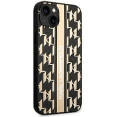 Karl Lagerfeld KARL LAGERFELD KLHCP14MPGKLSKW IPHONE 14 PLUS / 15 PLUS 6,7" PEVNÝ OBAL HNĚDÝ/HNĚDÝ MONOGRAM STRIPE