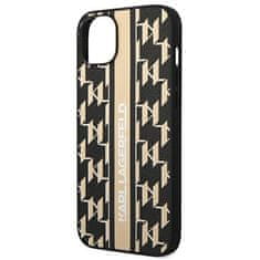 Karl Lagerfeld KARL LAGERFELD KLHCP14MPGKLSKW IPHONE 14 PLUS / 15 PLUS 6,7" PEVNÝ OBAL HNĚDÝ/HNĚDÝ MONOGRAM STRIPE