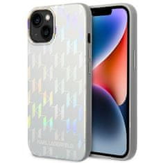 Karl Lagerfeld KARL LAGERFELD KLHCP14MLGMMSV3 IPHONE 14 PLUS / 15 PLUS 6,7" PEVNÝ KRYT STŘÍBRNÝ/STŘÍBRNÝ MONOGRAM IRIDESCENT