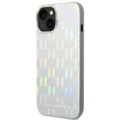 Karl Lagerfeld KARL LAGERFELD KLHCP14MLGMMSV3 IPHONE 14 PLUS / 15 PLUS 6,7" PEVNÝ KRYT STŘÍBRNÝ/STŘÍBRNÝ MONOGRAM IRIDESCENT