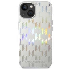 Karl Lagerfeld KARL LAGERFELD KLHCP14MLGMMSV3 IPHONE 14 PLUS / 15 PLUS 6,7" PEVNÝ KRYT STŘÍBRNÝ/STŘÍBRNÝ MONOGRAM IRIDESCENT