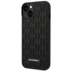 Karl Lagerfeld KARL LAGERFELD KLHCP14MRUPKLPK IPHONE 14 PLUS / 15 PLUS 6,7" PEVNÝ KRYT ČERNO/ČERNÝ 3D MONOGRAM