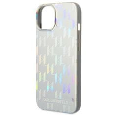 Karl Lagerfeld KARL LAGERFELD KLHCP14MLGMMSV3 IPHONE 14 PLUS / 15 PLUS 6,7" PEVNÝ KRYT STŘÍBRNÝ/STŘÍBRNÝ MONOGRAM IRIDESCENT