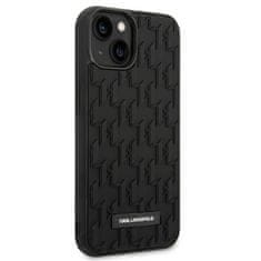 Karl Lagerfeld KARL LAGERFELD KLHCP14MRUPKLPK IPHONE 14 PLUS / 15 PLUS 6,7" PEVNÝ KRYT ČERNO/ČERNÝ 3D MONOGRAM