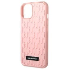 Karl Lagerfeld KARL LAGERFELD KLHCP14MRUPKLPP IPHONE 14 PLUS / 15 PLUS 6,7" PEVNÝ OBAL RŮŽOVÝ/RŮŽOVÝ 3D MONOGRAM