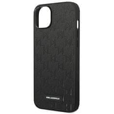 Karl Lagerfeld KARL LAGERFELD KLHCP14MSAKLHPK IPHONE 14 PLUS / 15 PLUS 6,7" PEVNÝ KRYT ČERNÁ/ČERNÁ SAFFIANO MONO METAL LOGO