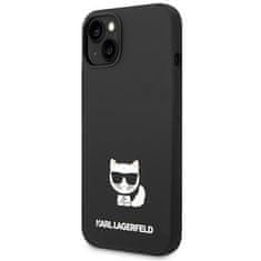 Karl Lagerfeld KARL LAGERFELD KLHCP14MSLCTBK IPHONE 14 PLUS / 15 PLUS 6,7" PEVNÉ POUZDRO ČERNO/ČERNÉ SILIKONOVÉ TĚLO CHOUPETTE