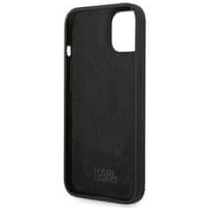 Karl Lagerfeld KARL LAGERFELD KLHCP14MSLCTBK IPHONE 14 PLUS / 15 PLUS 6,7" PEVNÉ POUZDRO ČERNO/ČERNÉ SILIKONOVÉ TĚLO CHOUPETTE