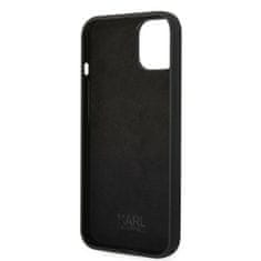 Karl Lagerfeld KARL LAGERFELD KLHCP14MSRSGRCK IPHONE 14 PLUS / 15 PLUS 6,7" PEVNÝ KRYT ČERNÝ/ČERNÝ SILIKONOVÝ RSG