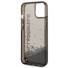 Karl Lagerfeld KARL LAGERFELD KLHCP14SLCKVK IPHONE 14 / 15 / 13 6,1" ČERNO/ČERNÉ PEVNÉ POUZDRO LIQUID GLITTER ELONG