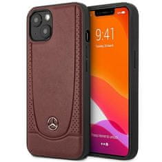 MERCEDES MERCEDES MEHCP14MARMRE IPHONE 14 PLUS / 15 PLUS 6,7" ČERVENÉ/ČERVENÉ PEVNÉ POUZDRO LEATHER URBAN BENGALE