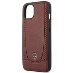 MERCEDES MERCEDES MEHCP14MARMRE IPHONE 14 PLUS / 15 PLUS 6,7" ČERVENÉ/ČERVENÉ PEVNÉ POUZDRO LEATHER URBAN BENGALE