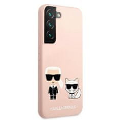 Karl Lagerfeld KARL LAGERFELD KLHCS22MSSKCI S22+ S906 PEVNÉ POUZDRO SVĚTLE RŮŽOVÁ/SVĚTLE RŮŽOVÁ SILIKONOVÝ IKONIK KARL & CHOUPETTE