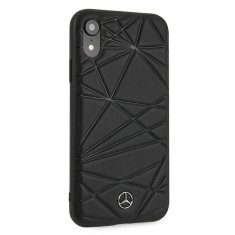 MERCEDES MERCEDES MEPERHCI61QGLBK IPHONE XR ČERNO/ČERNÉ PEVNÉ POUZDRO TWISTER