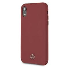 MERCEDES MERCEDES MEHCI61SILRE IPHONE XR ČERVENÉ/ČERVENÉ PEVNÉ POUZDRO SILICONE LINE