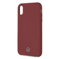 MERCEDES MERCEDES MEHCI61SILRE IPHONE XR ČERVENÉ/ČERVENÉ PEVNÉ POUZDRO SILICONE LINE