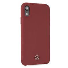 MERCEDES MERCEDES MEHCI61SILRE IPHONE XR ČERVENÉ/ČERVENÉ PEVNÉ POUZDRO SILICONE LINE