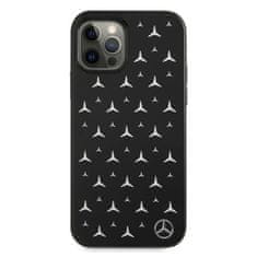 MERCEDES MERCEDES MEHCP12LESPBK IPHONE 12 PRO MAX 6,7" ČERNÝ/ČERNÝ PEVNÝ OBAL SILVER STARS PATTERN