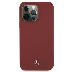 MERCEDES MERCEDES MEHCP13XSILRE IPHONE 13 PRO MAX 6,7" ČERVENÝ/ČERVENÝ PEVNÝ OBAL SILIKONOVÁ ŘADA