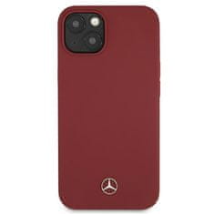 MERCEDES MERCEDES MEHCP13MSILRE IPHONE 13 / 14 / 15 6,1" ČERVENÝ/ČERVENÝ PEVNÝ OBAL SILIKONOVÁ ŘADA