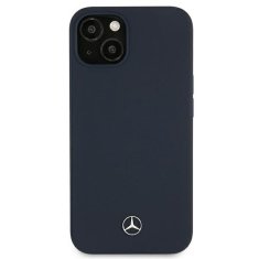 MERCEDES MERCEDES MEHCP13SSILNA IPHONE 13 MINI 5,4" TMAVĚ MODRÝ/NÁMOŘNICKÝ PEVNÝ OBAL SILIKONOVÁ ŘADA