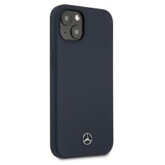 MERCEDES MERCEDES MEHCP13SSILNA IPHONE 13 MINI 5,4" TMAVĚ MODRÝ/NÁMOŘNICKÝ PEVNÝ OBAL SILIKONOVÁ ŘADA