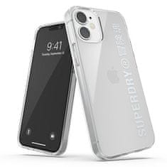 Superdry SUPERDRY SNAP IPHONE 12 MINI PRŮHLEDNÉ POUZDRO STŘÍBRNÉ/STŘÍBRNÉ 42590