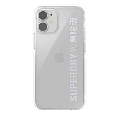 Superdry SUPERDRY SNAP IPHONE 12 MINI PRŮHLEDNÉ POUZDRO STŘÍBRNÉ/STŘÍBRNÉ 42590