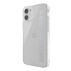 Superdry SUPERDRY SNAP IPHONE 12 MINI PRŮHLEDNÉ POUZDRO STŘÍBRNÉ/STŘÍBRNÉ 42590