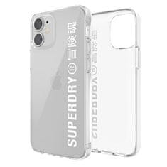 Superdry SUPERDRY SNAP IPHONE 12 MINI PRŮHLEDNÉ POUZDRO BÍLÉ/BÍLÉ 42593