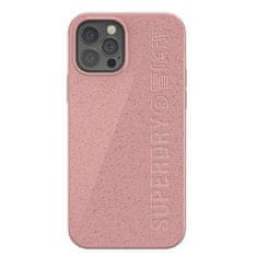 Superdry KOMPOSTOVATELNÉ POUZDRO SUPERDRY SNAP PRO IPHONE 12/12 PRO RŮŽOVÉ/RŮŽOVÉ 42621