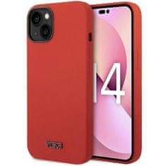 Tumi TUMI TUHCP14MSR IPHONE 14 PLUS / 15 PLUS 6,7" ČERVENÝ/ČERVENÝ PEVNÝ OBAL TEKUTÝ SILIKON