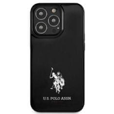 U.S. Polo Assn. US POLO USHCP13LUMHK IPHONE 13 PRO / 13 6,1" ČERNO/ČERNÉ PEVNÉ POUZDRO LOGO HORSES