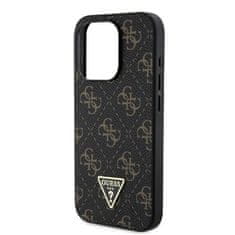 Guess GUESS GUHCP16LPG4GPK IPHONE 16 PRO 6,3" ČERNO/ČERNÝ PEVNÝ OBAL NEW 4G TRIANGLE