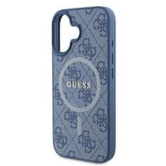 Guess GUESS GUHMP16MG4GFRB IPHONE 16 PLUS 6,7" MODRO/MODRÉ PEVNÉ POUZDRO 4G RING CLASSIC LOGO MAGSAFE