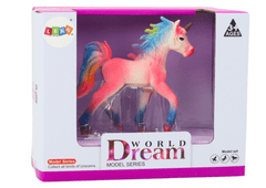 Lean-toys Figurka Sběratelský Malý Jednorožec Růžový 8 Cm