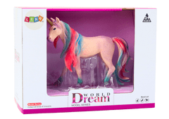 Lean-toys Sběratelská Figurka Velký Jednorožec Fialová 11 Cm